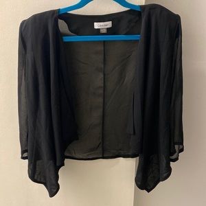 Calvin Klein Sheer black shrug